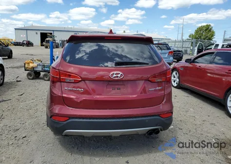 2013 Hyundai Santa Fe Sport from USA, damaged, VIN 5XYZU3LA0DG087108
